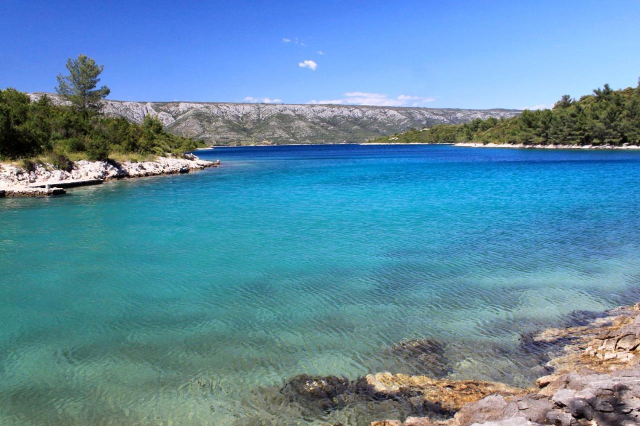 Seaside Secluded Apartments Cove Karkavac - Scedro, Hvar - 8801 Jelsa  Ngoại thất bức ảnh
